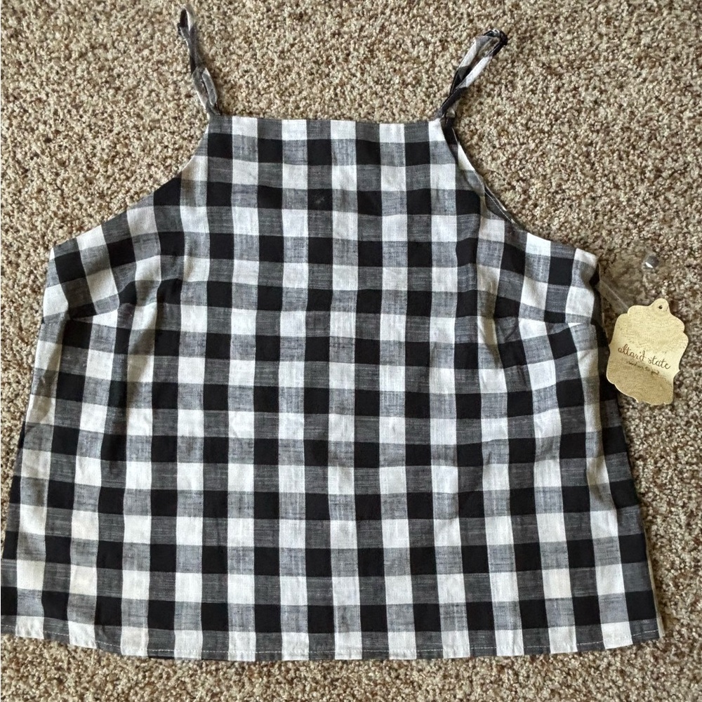 Altar’d State Black and White Boxy Camisole